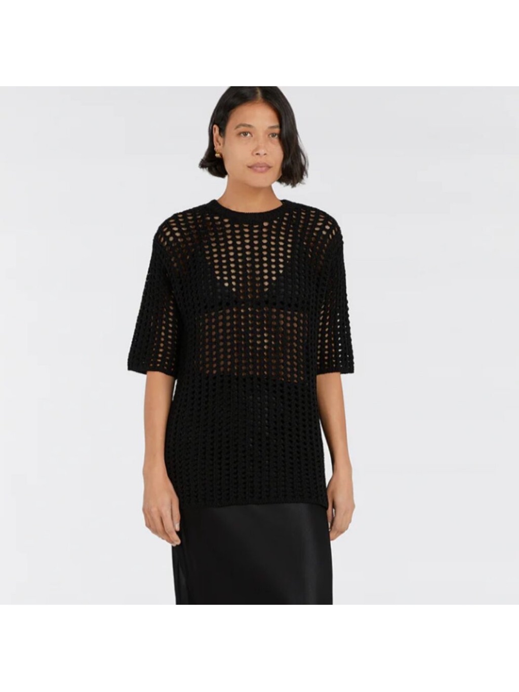 Euc Dissh Hunter Crochet Tee